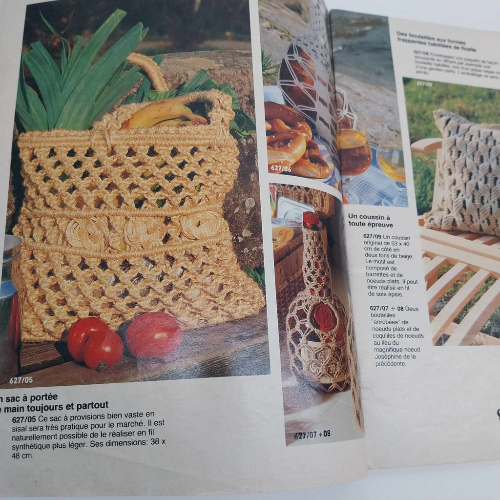 Burda Macramé – Vintage Craft Magazine 1982 (French Edition, E 627)