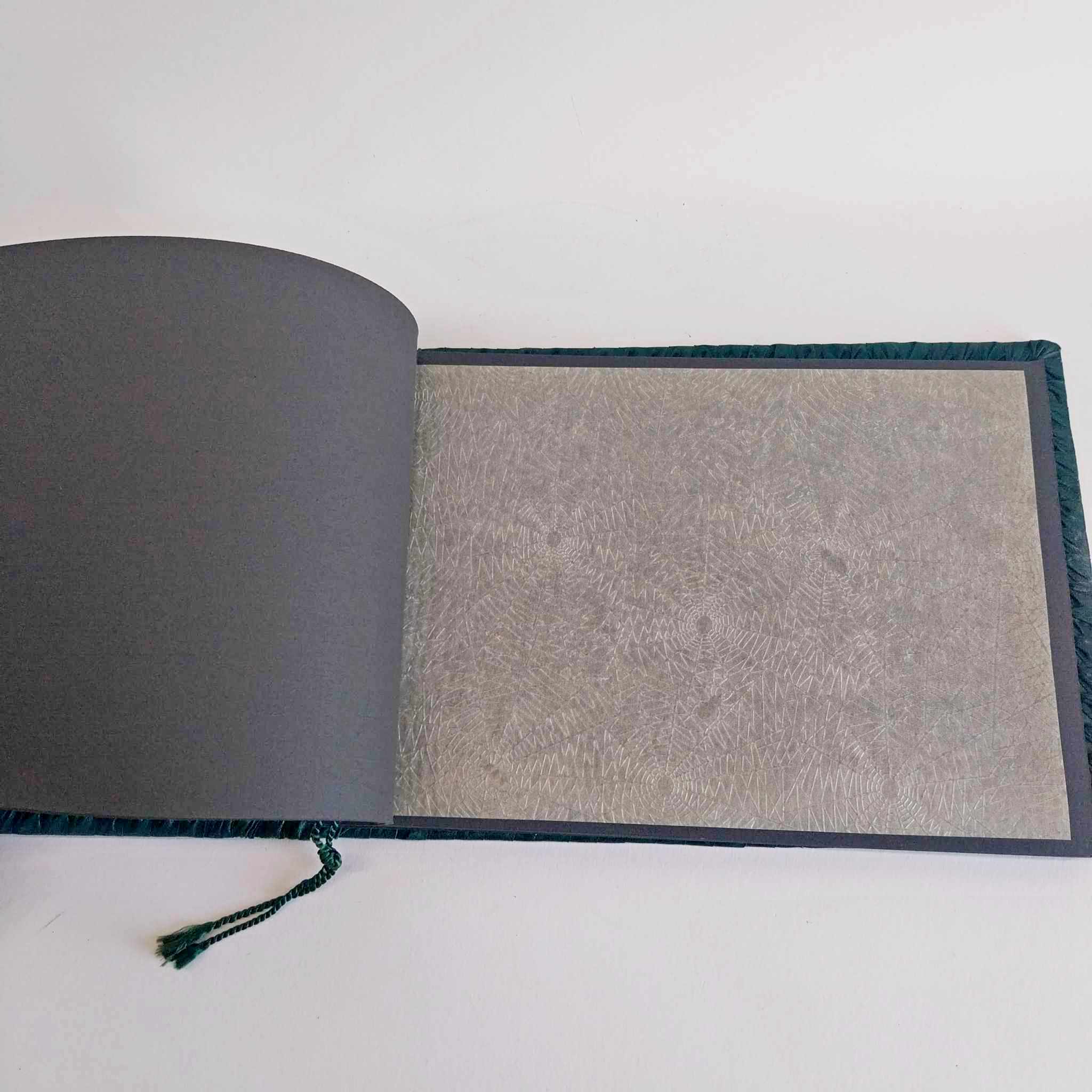 Vintage Oriental Photo Album with Leather Covers