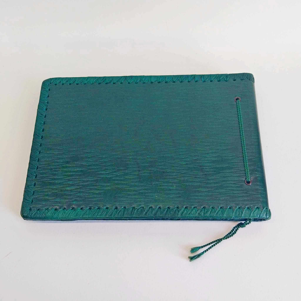 Vintage Oriental Photo Album with Leather Covers