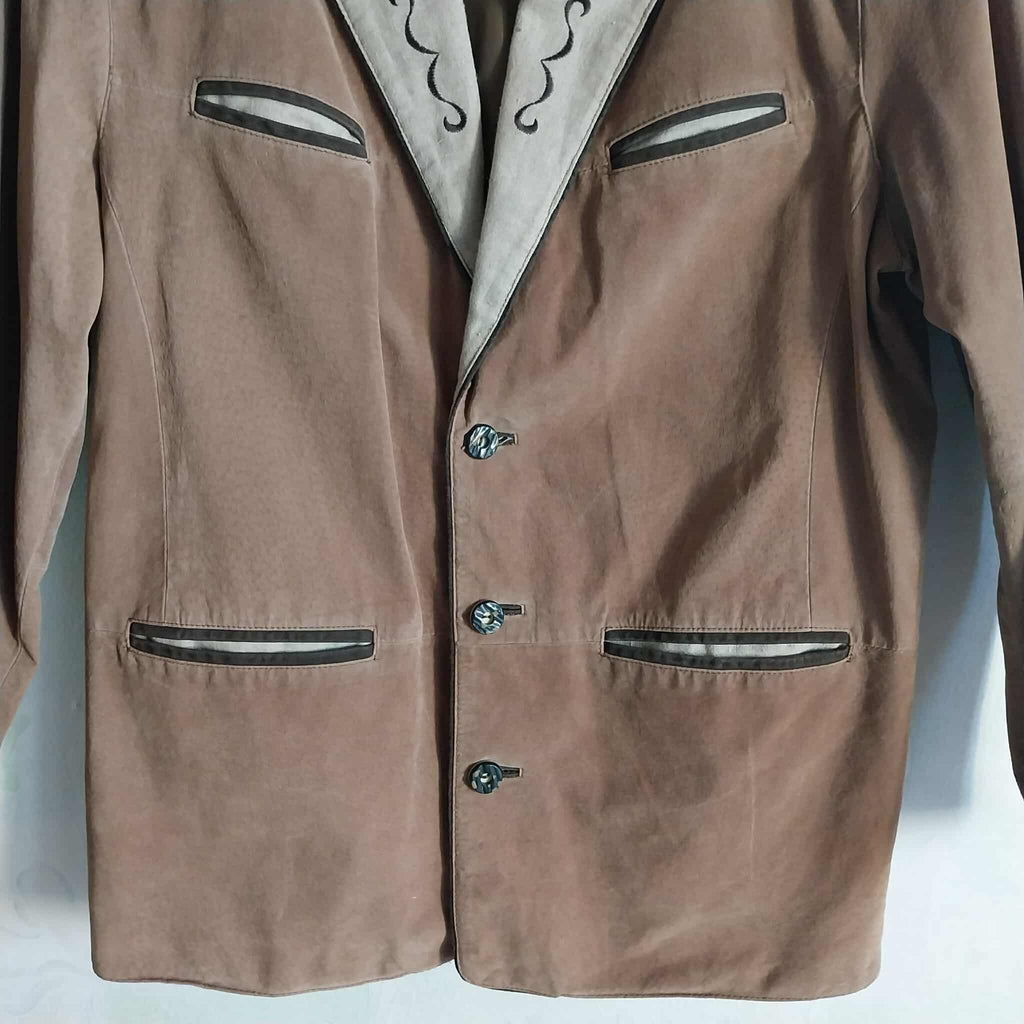 Vintage Men's Suede Jacket – Natural Life Landhausmode, Trachten Style