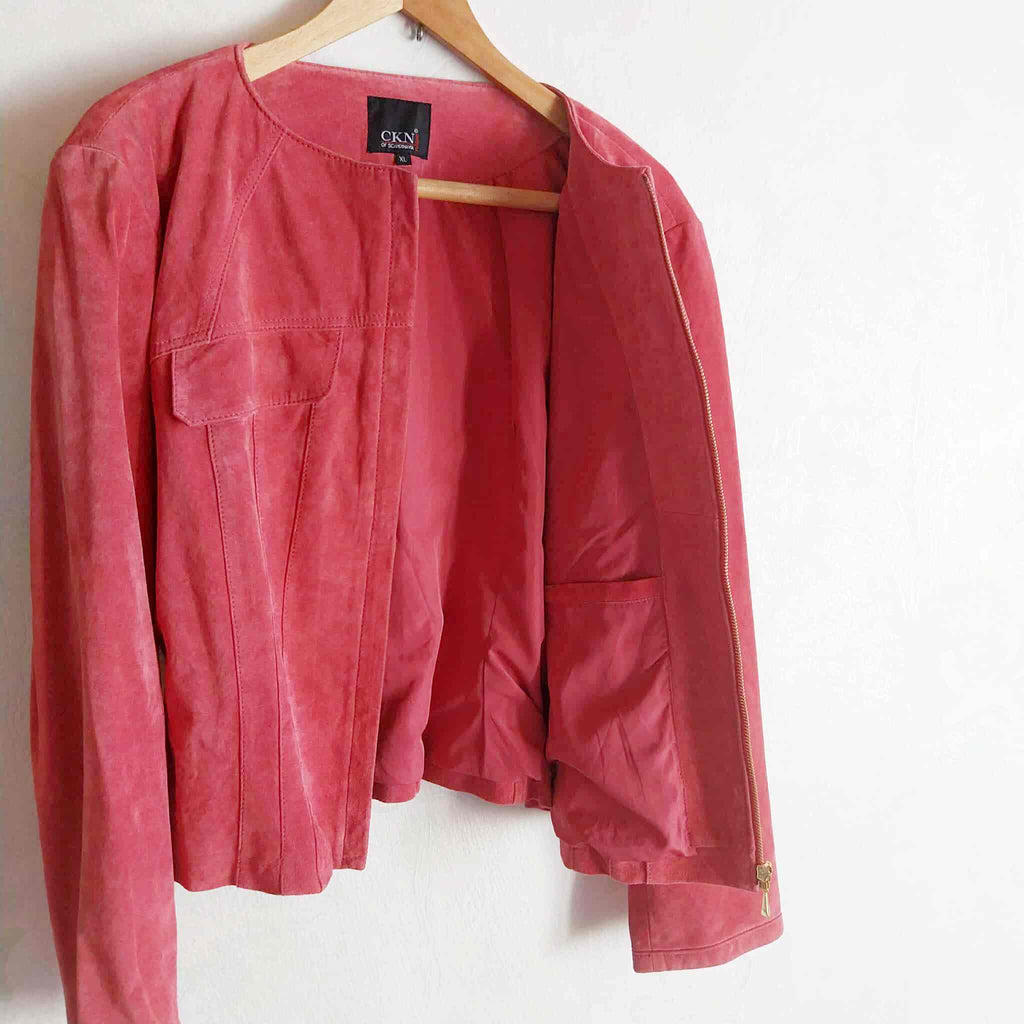 Pink Suede Jacket CKN of Scandinavia — Vintage