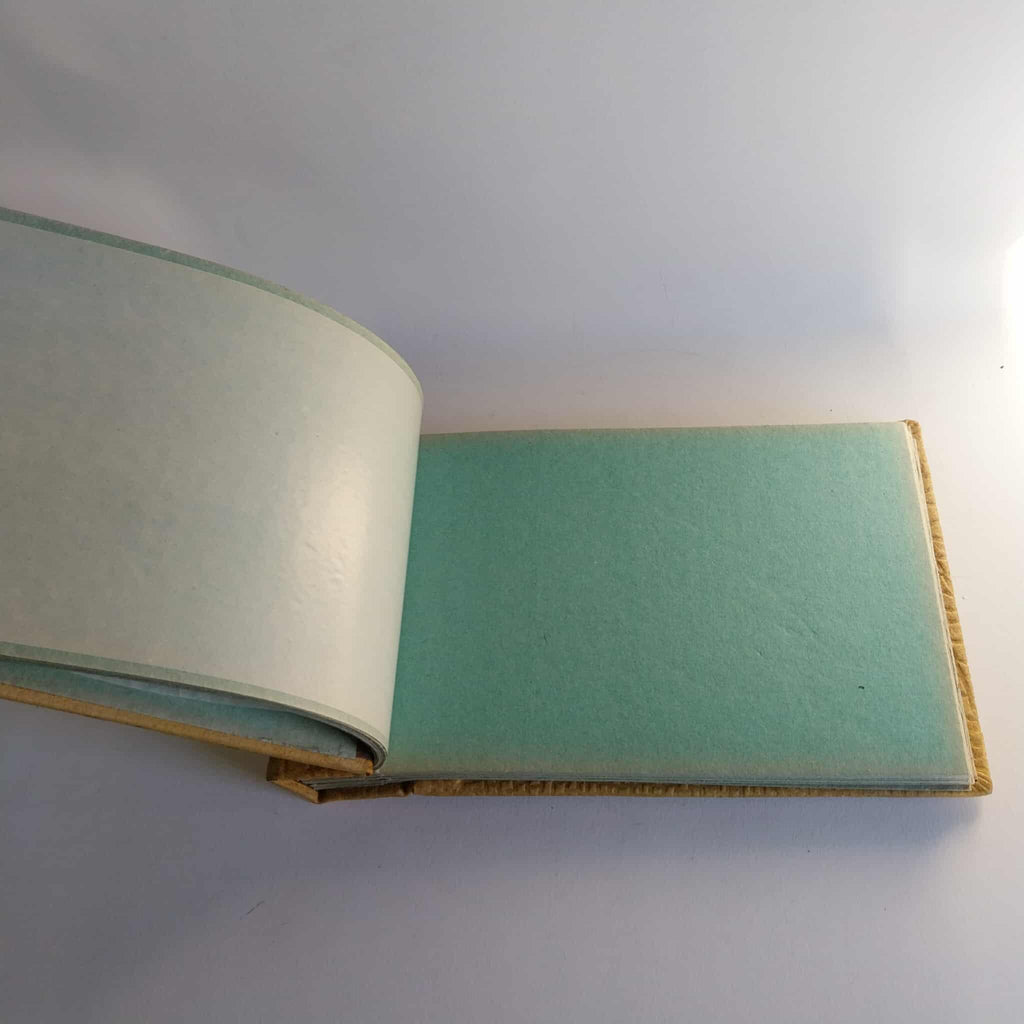 Vintage Leather Photo Album with Relief Ornament