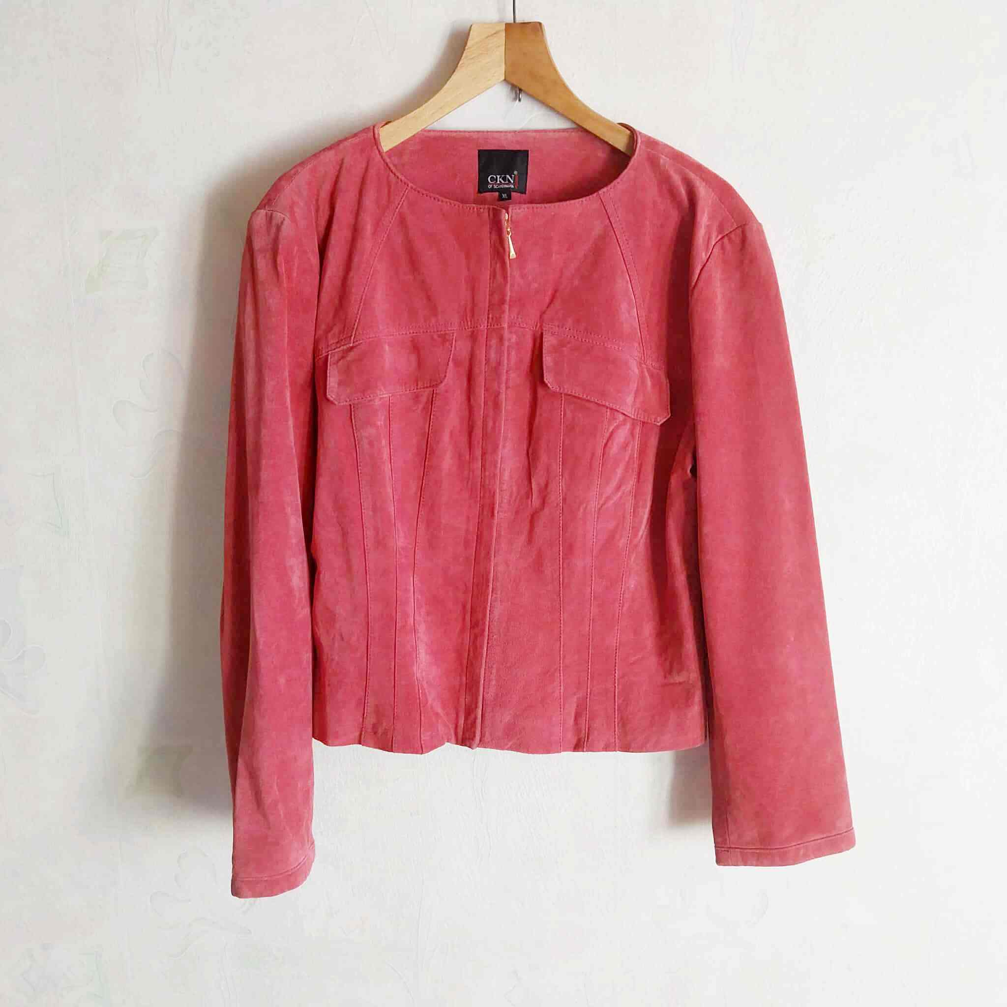 Pink Suede Jacket CKN of Scandinavia — Vintage