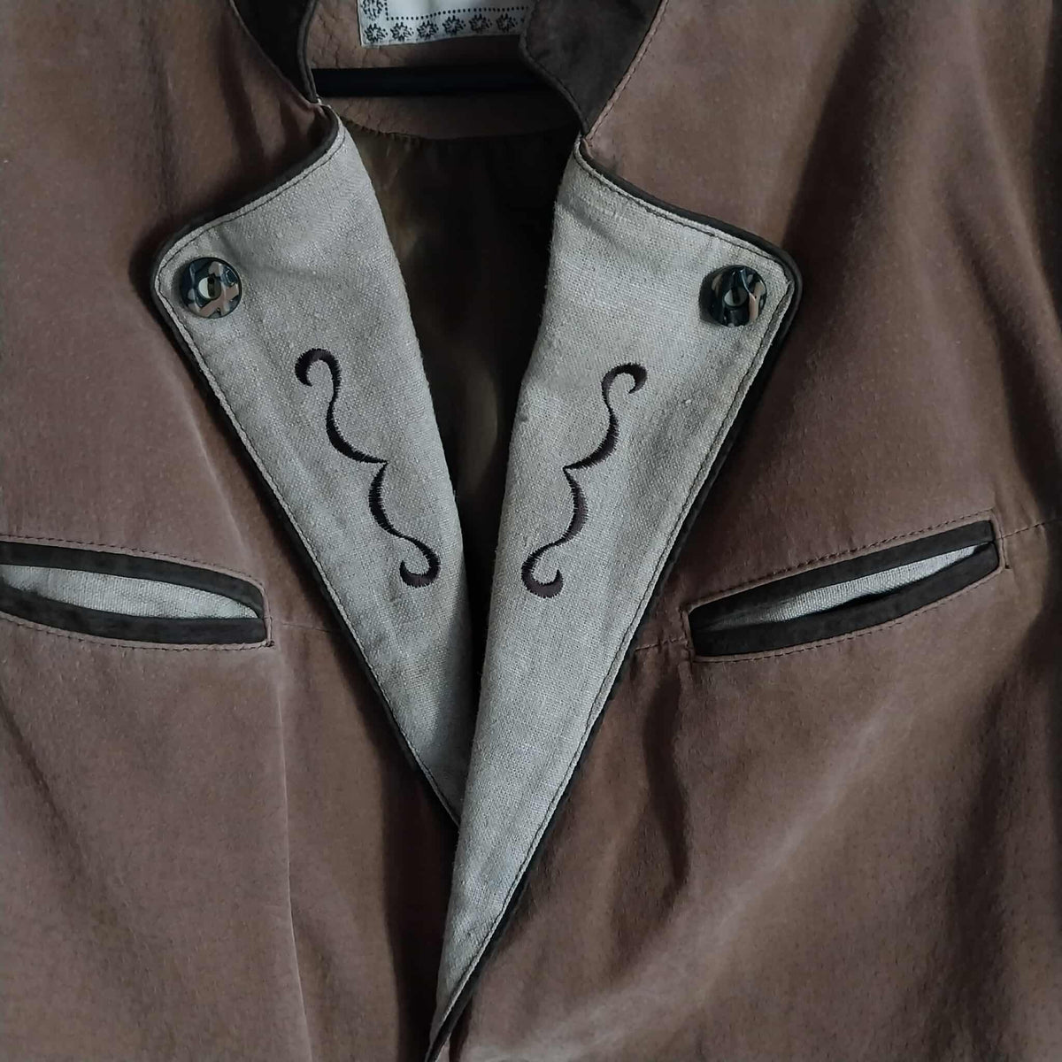 Vintage Men's Suede Jacket – Natural Life Landhausmode, Trachten Style
