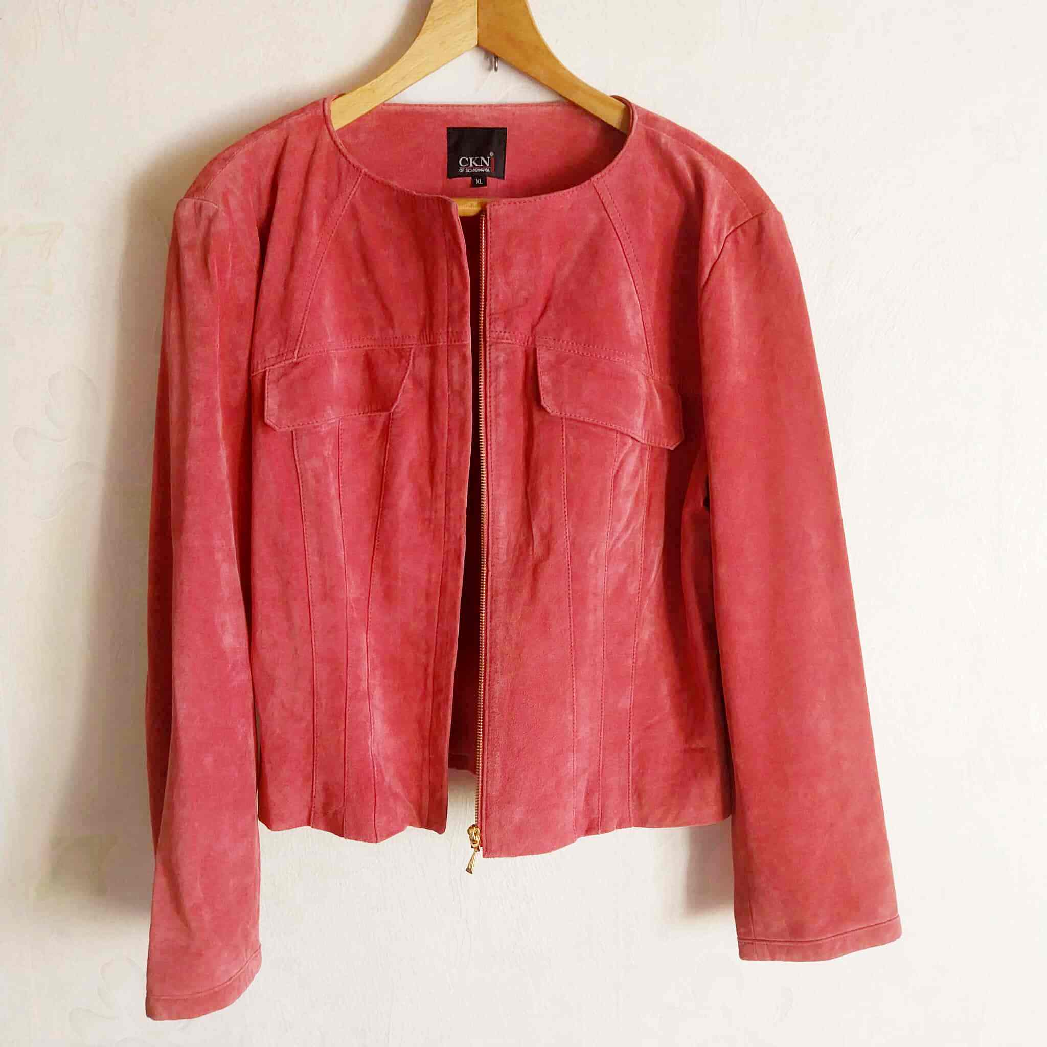 Pink Suede Jacket CKN of Scandinavia — Vintage