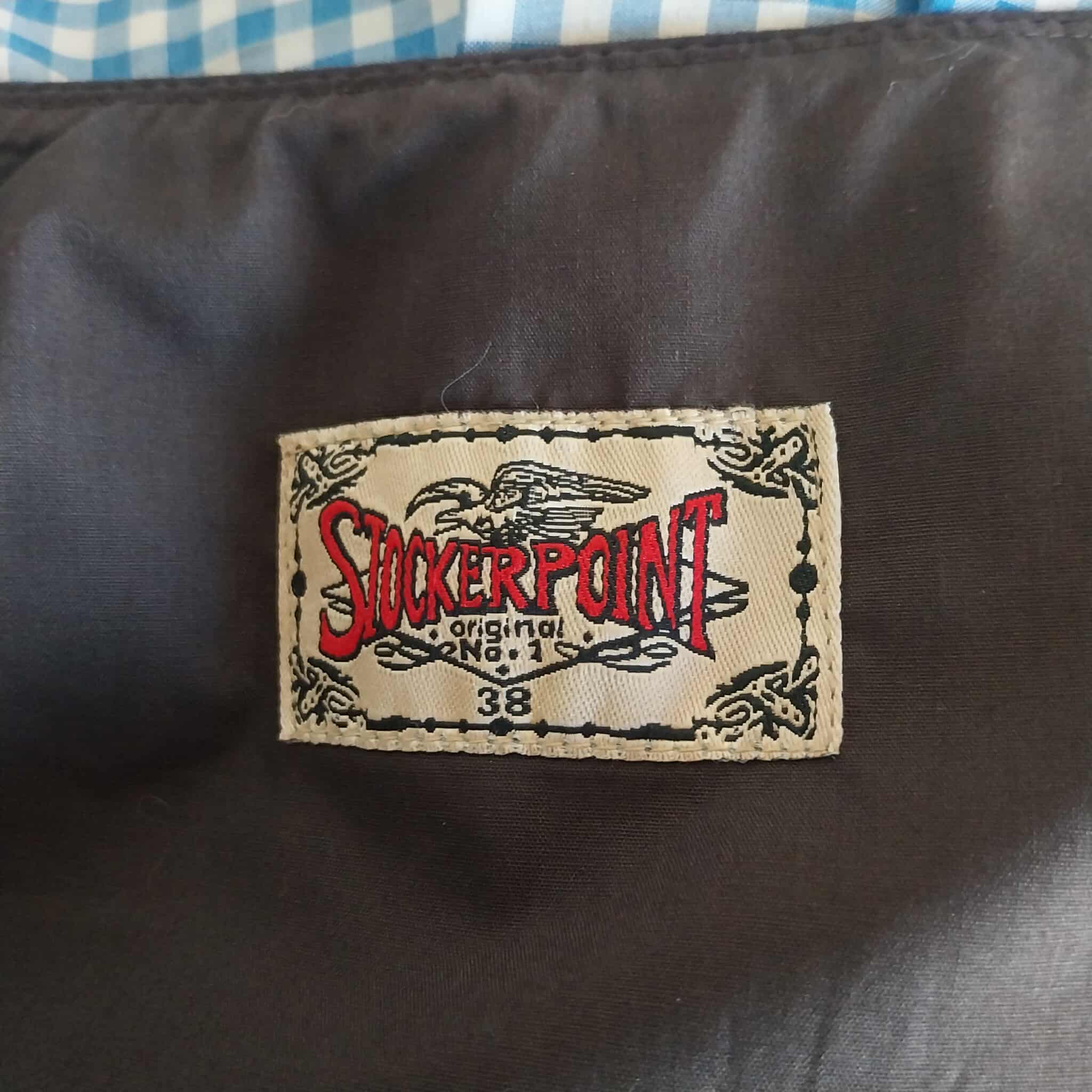 Stockerpoint Original No. 1 label, size 38