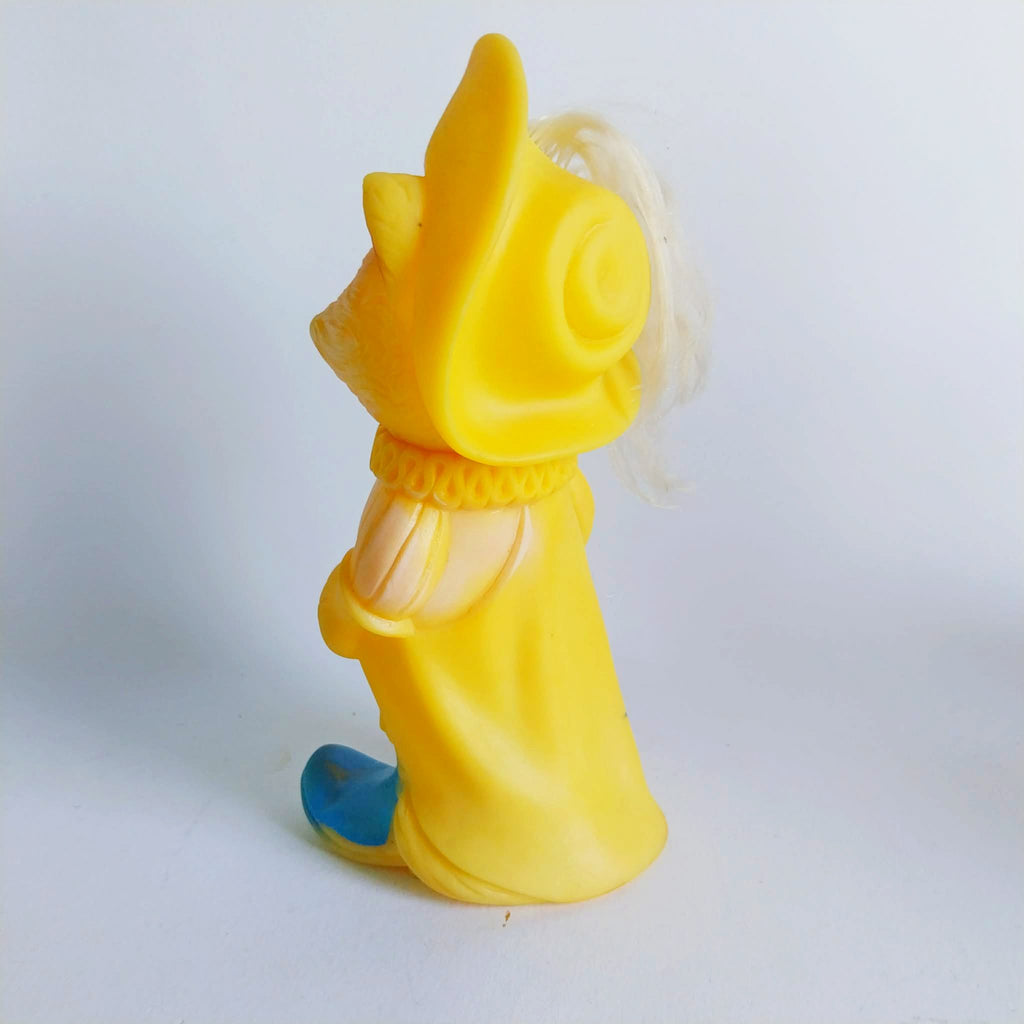 Vintage Rubber Toy Puss in Boots from the USSR, 1980s