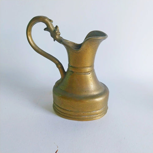 Antique brass jug, Handmade jug made of solid brass