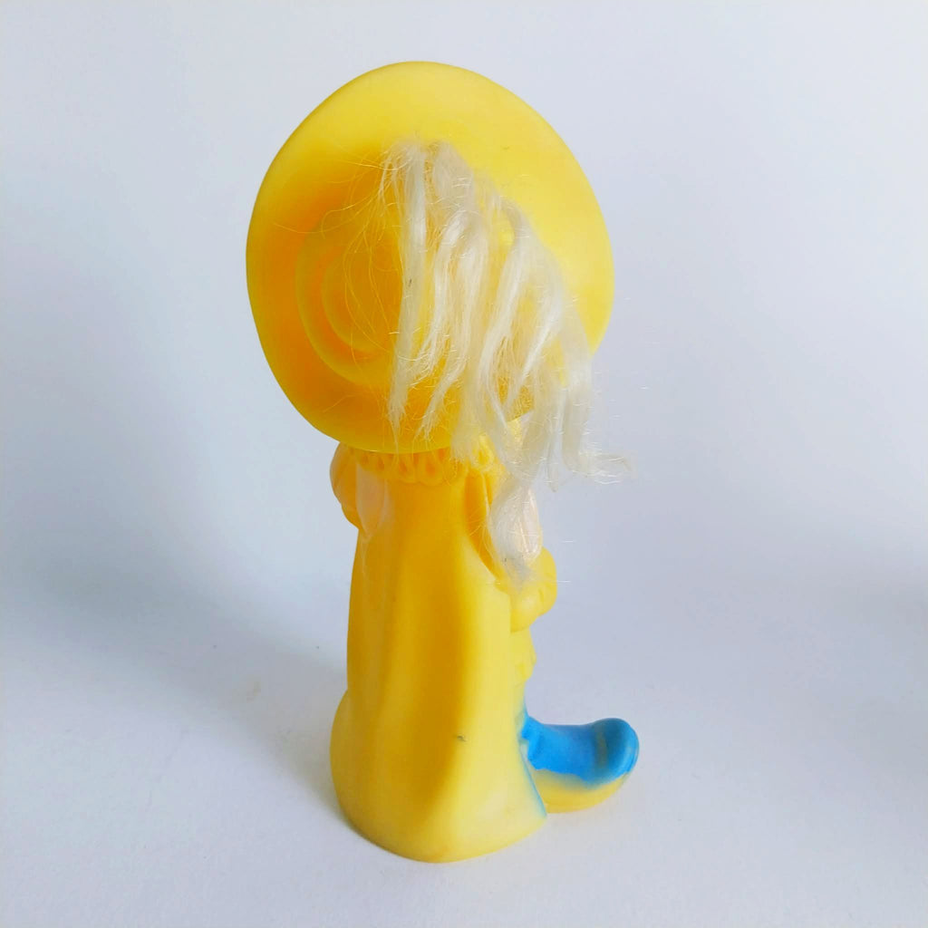 Vintage Rubber Toy Puss in Boots from the USSR, 1980s