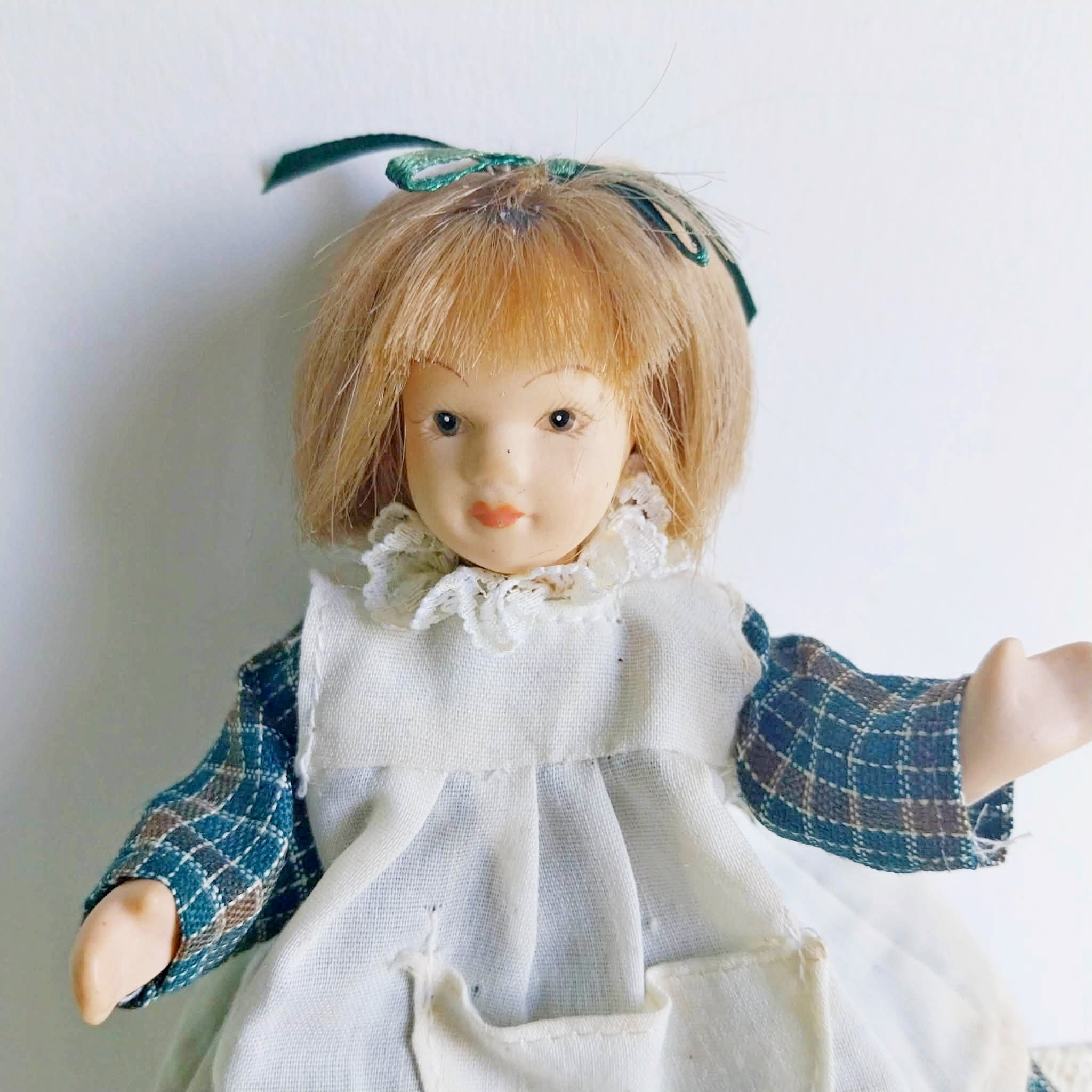 Vintage French Porcelain Doll - Full Ceramic Body