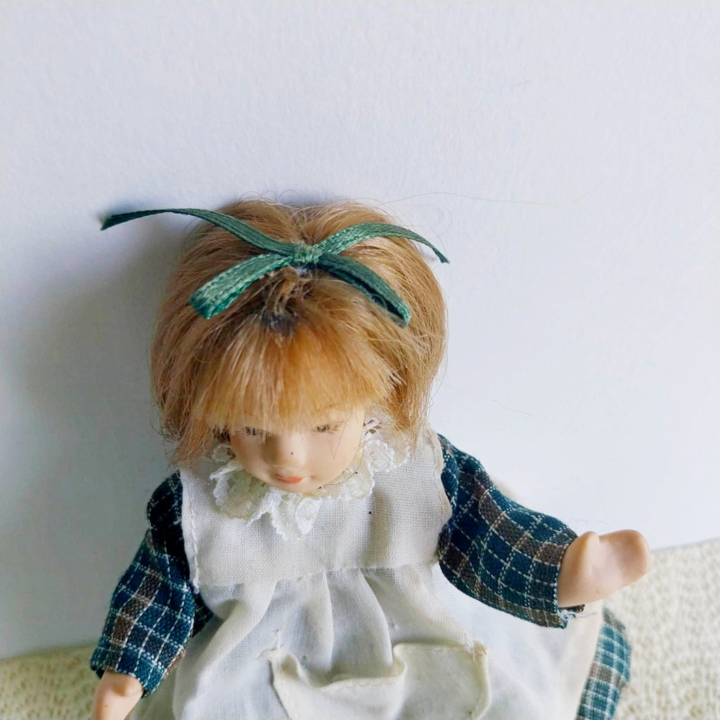 Vintage French Porcelain Doll - Full Ceramic Body