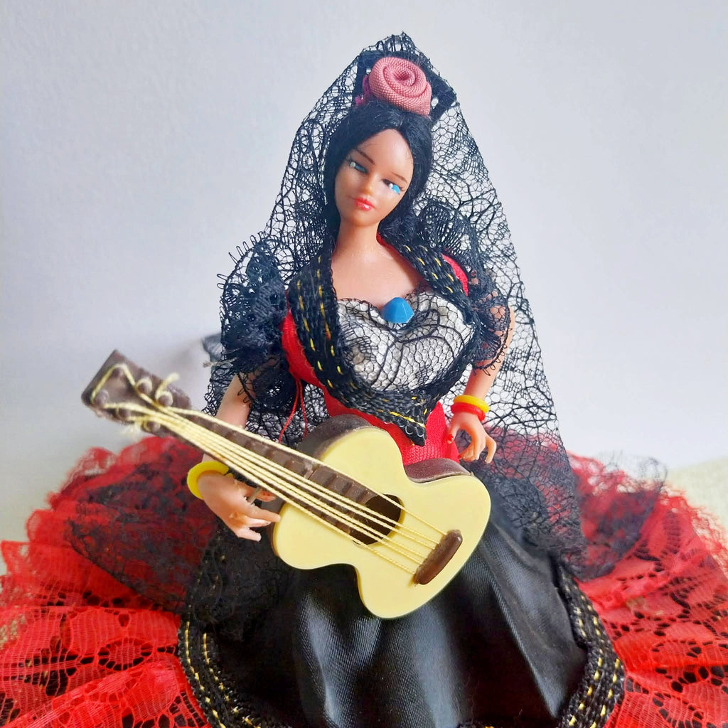 Vintage Spanish Flamenco Doll "Esmeralda" by Grain | 1960s–1970s Spain