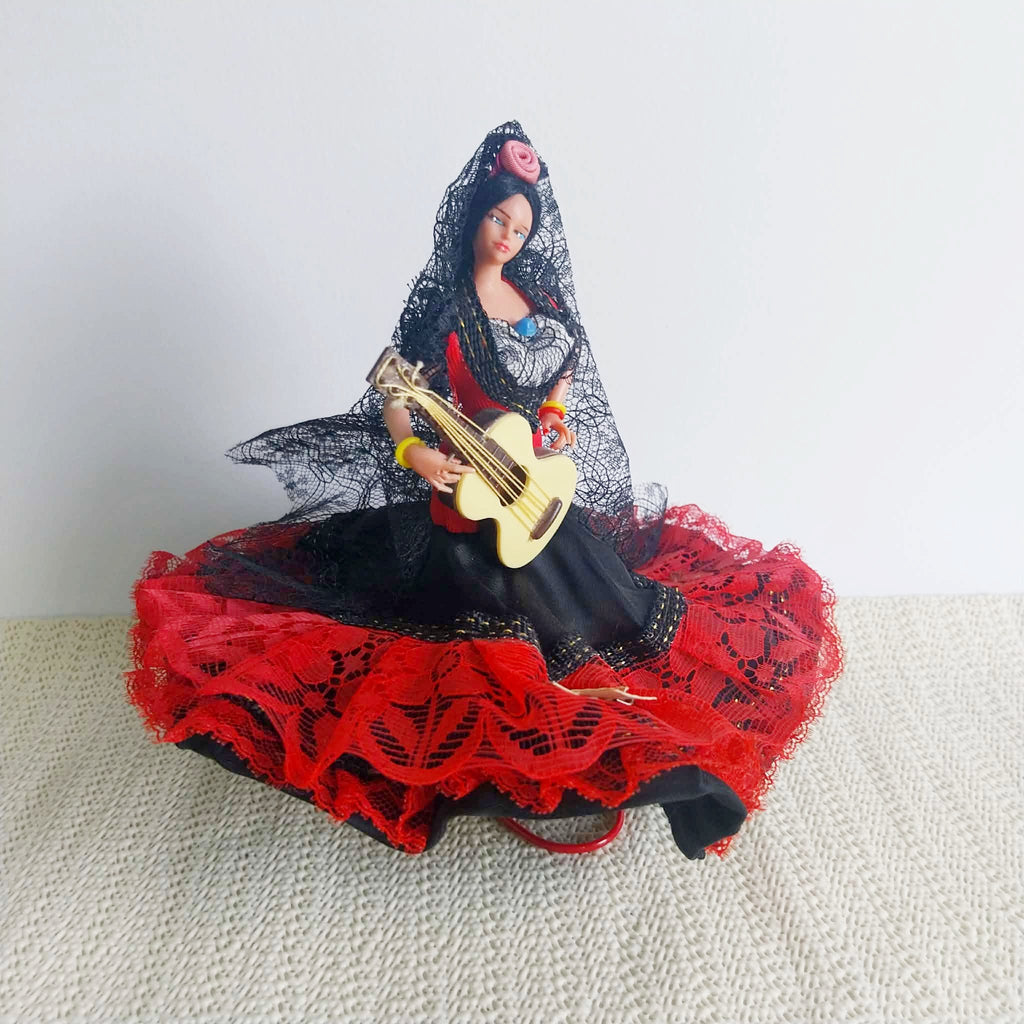Vintage Spanish Flamenco Doll "Esmeralda" by Grain | 1960s–1970s Spain