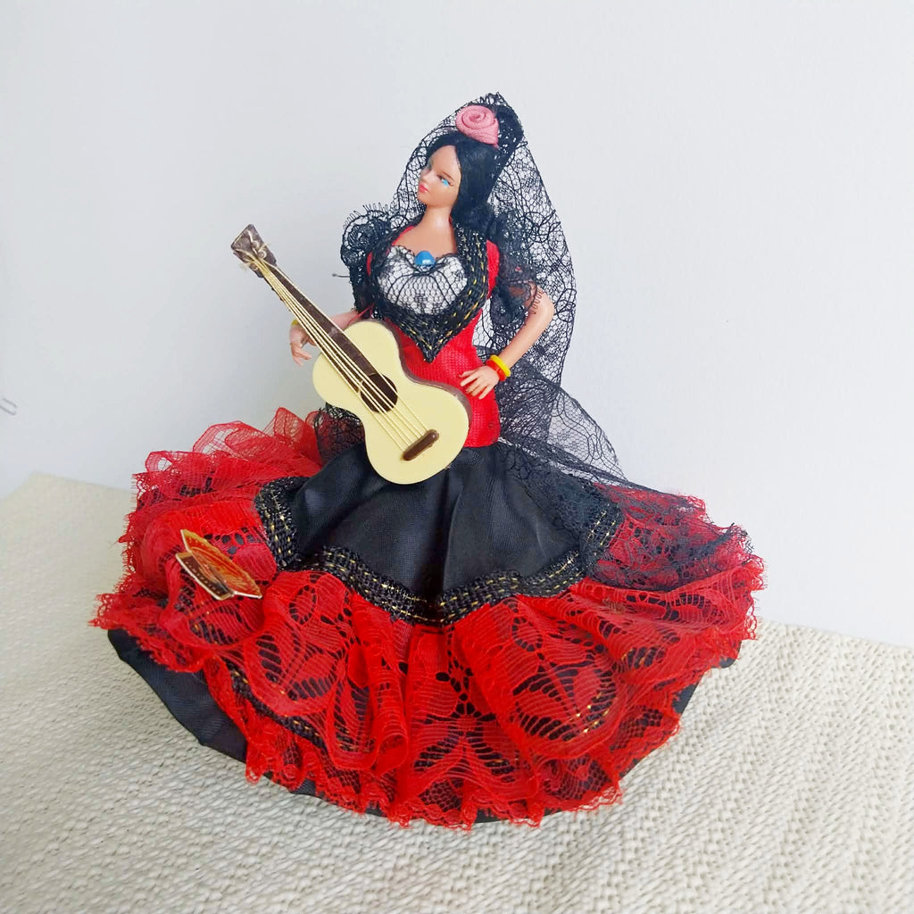 Vintage Spanish Flamenco Doll "Esmeralda" by Grain | 1960s–1970s Spain
