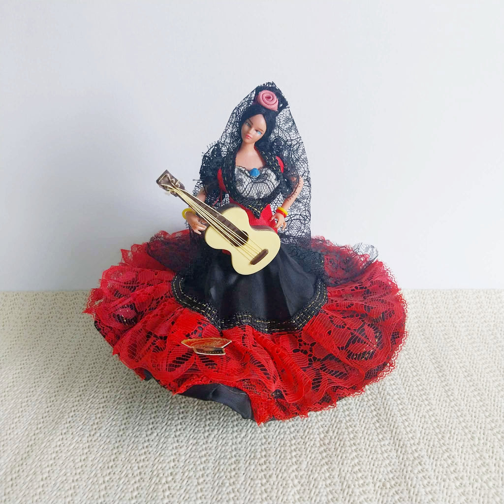 Vintage Spanish Flamenco Doll "Esmeralda" by Grain | 1960s–1970s Spain