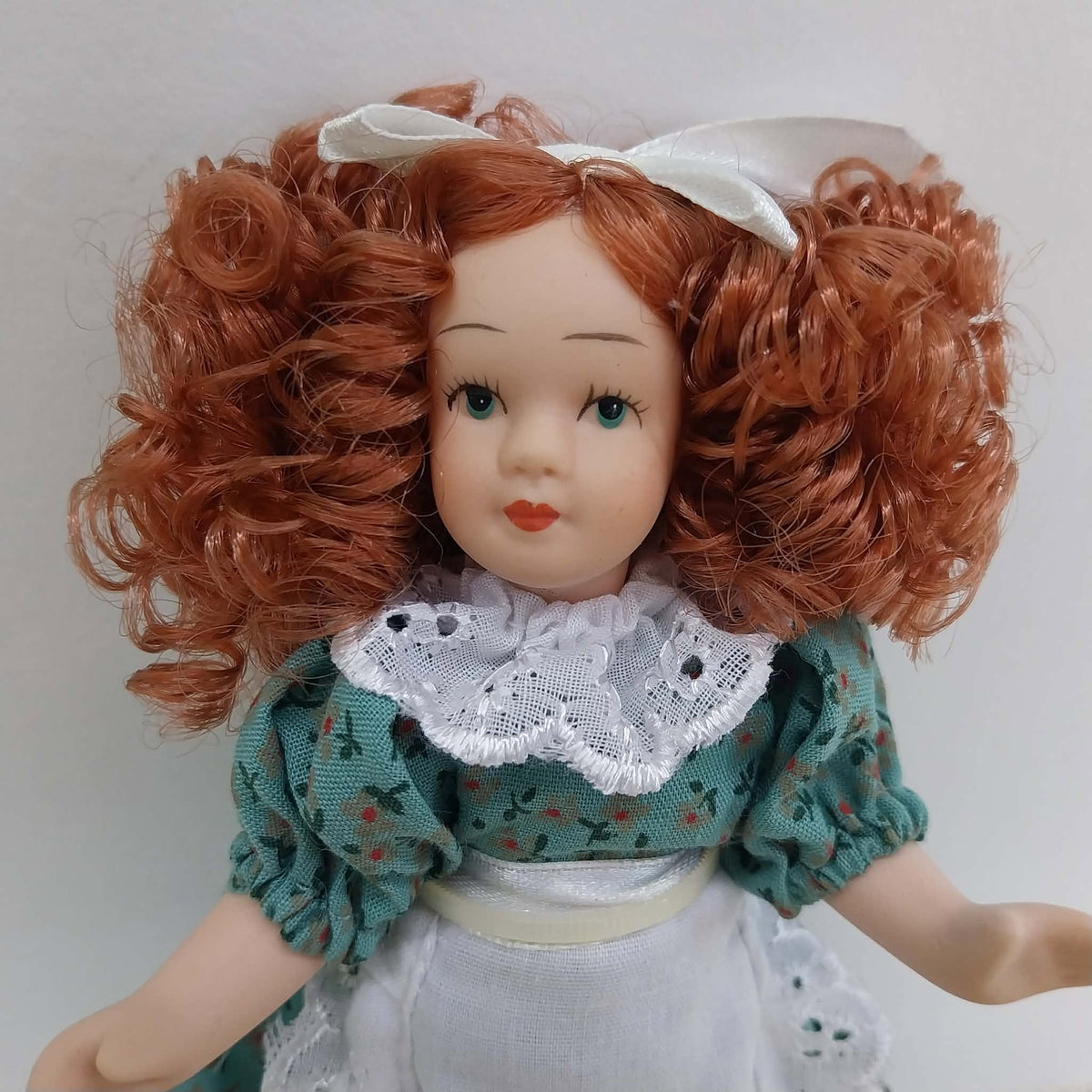 Vintage Italian Ceramic Doll, 15 cm – Collectible Small Figurine