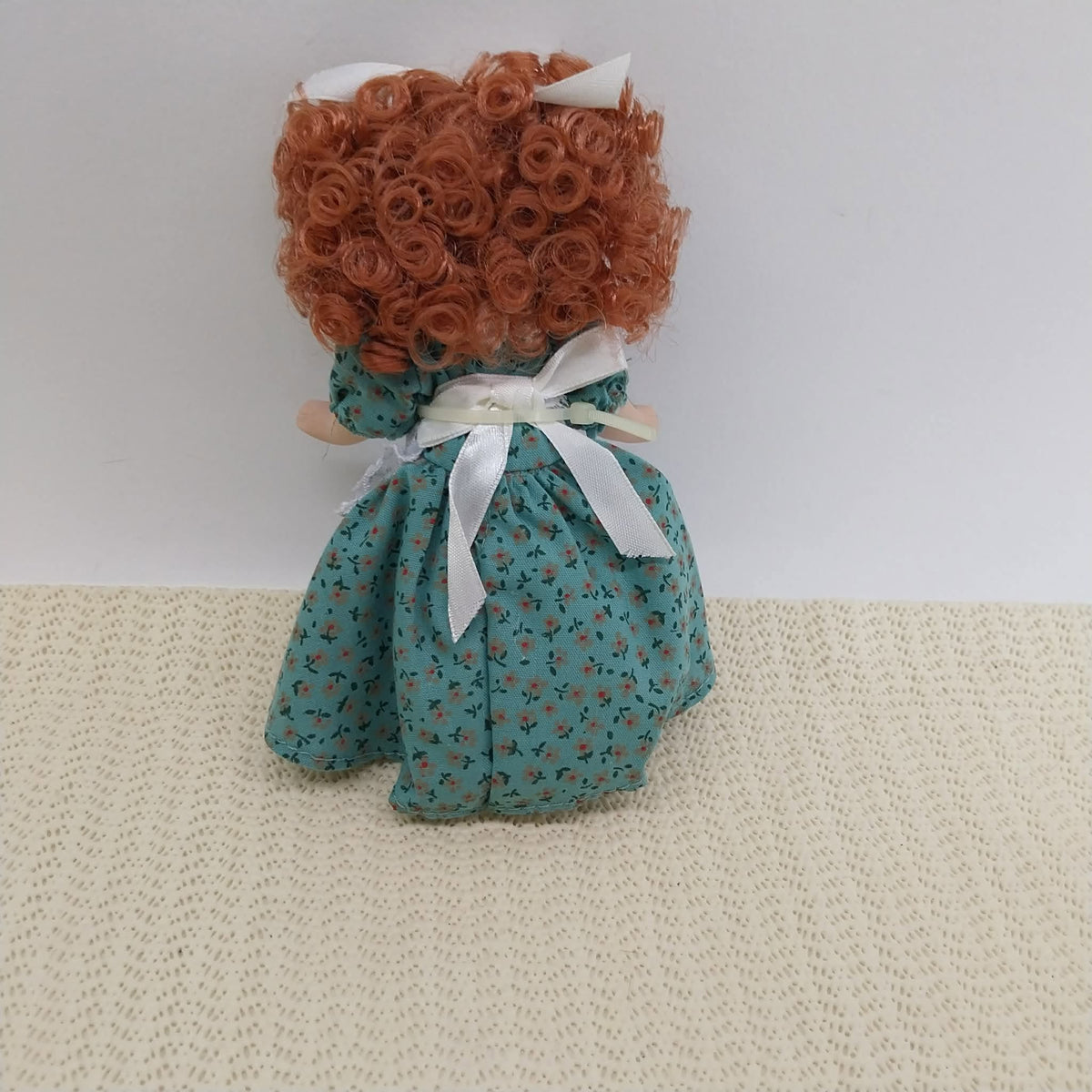 Vintage Italian Ceramic Doll, 15 cm – Collectible Small Figurine