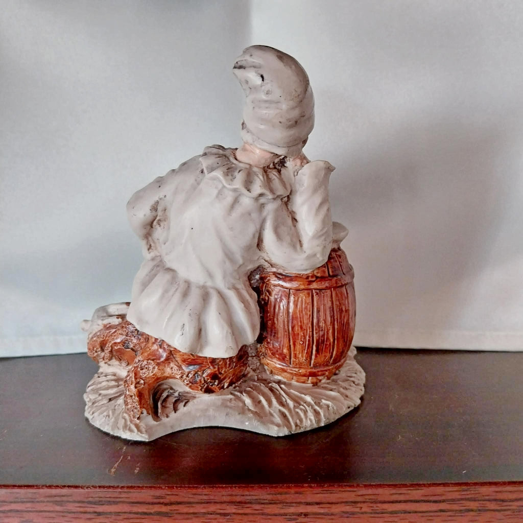 Italian Pierrot Resin Figurine “Colpa dell’Euro”