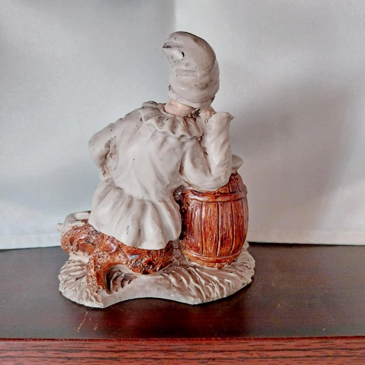 Italian Pierrot Resin Figurine “Colpa dell’Euro”