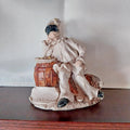 Italian Pierrot Resin Figurine “Colpa dell’Euro”