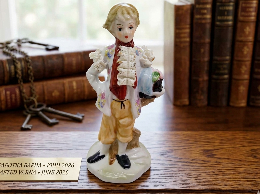 Vintage porcelain figurine from France
