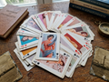 Retro playing cards with pin-up motifs, 70s, 54 cards