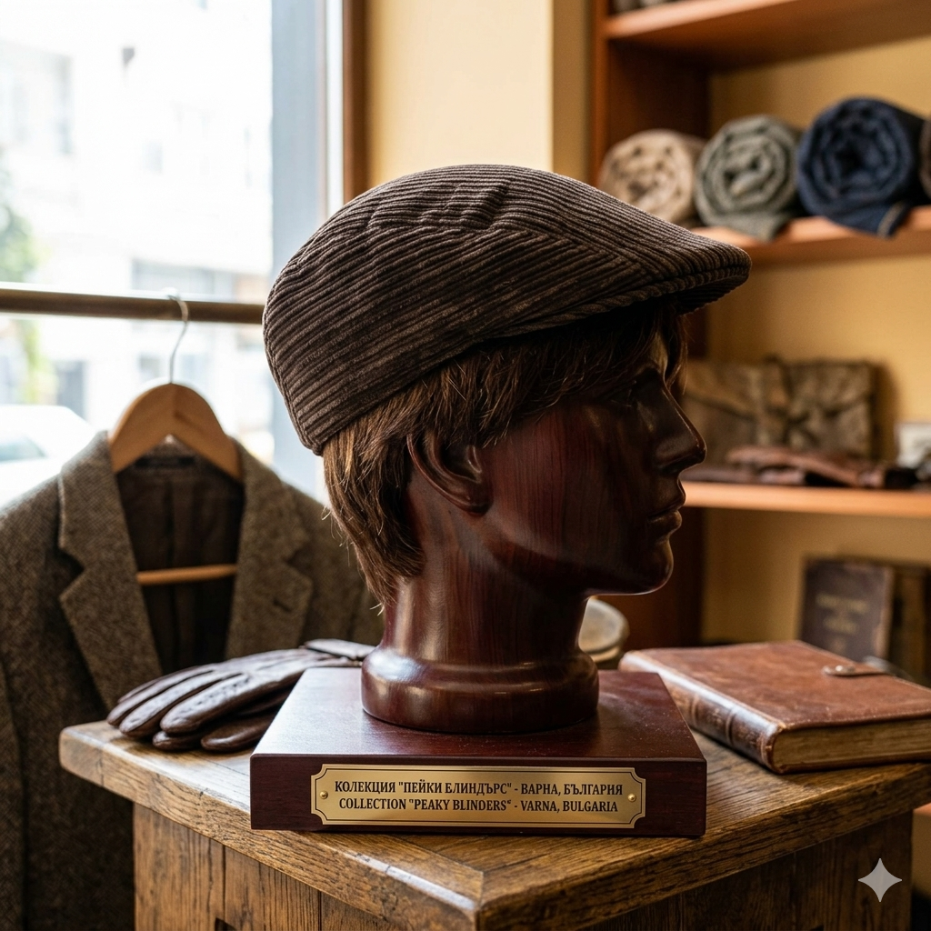 Vintage Men's Wool and Cashmere Cap, Poland, Size 55, Heritage style Cap