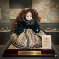 Vintage Capodimonte Porcelain Doll, Italian Collectible Doll