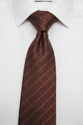Italian tie EISENHOWER, Silk necktie in box, New, Gift for Men