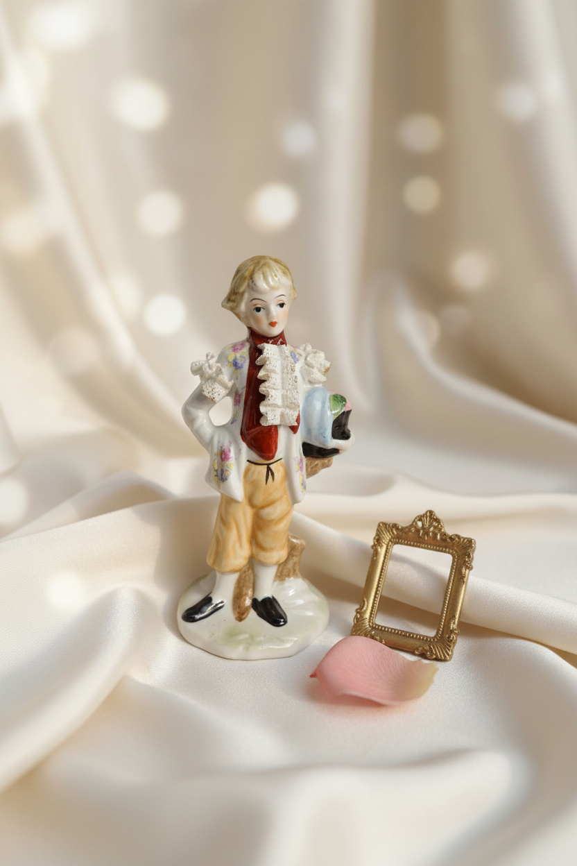 Vintage porcelain figurine from France