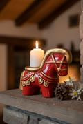 Vintage Thun Bolzano ceramic horse shaped candle holder